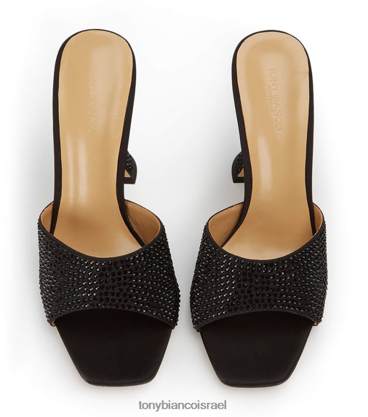 נעלי עקב | נשים סאטן שחור Tony Bianco נעלי עקב של serri 8BNR8T162